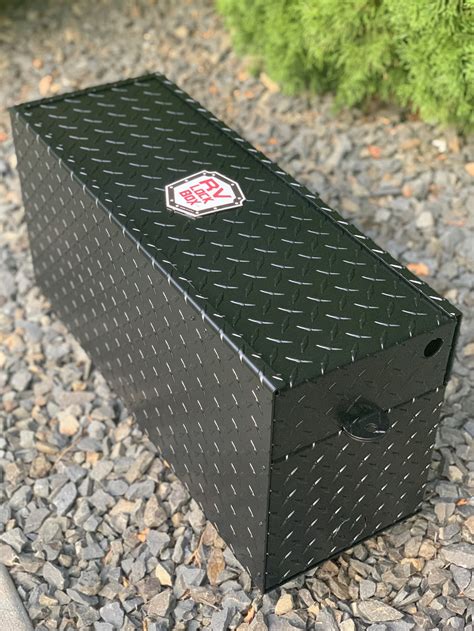 metal cycle battery box|27 diamond plate battery box.